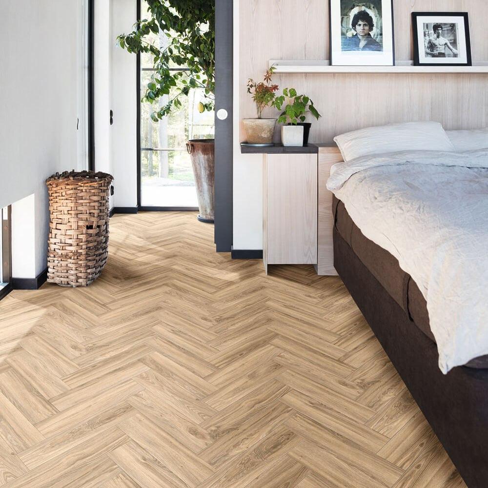 Moduleo Roots 0.55 Herringbone Blackjack Oak 22229