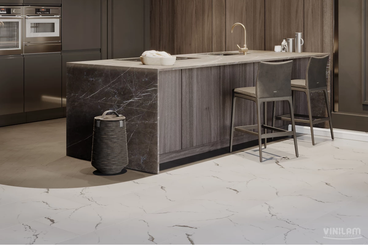 Vinilam Ceramo 83444 Итальянский мрамор