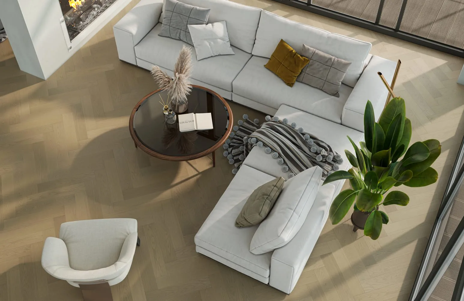 Quartz Parquet Дуб Карельский 33-419