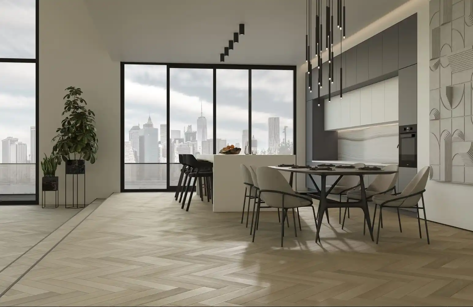 Quartz Parquet Дуб Лимба 33-405