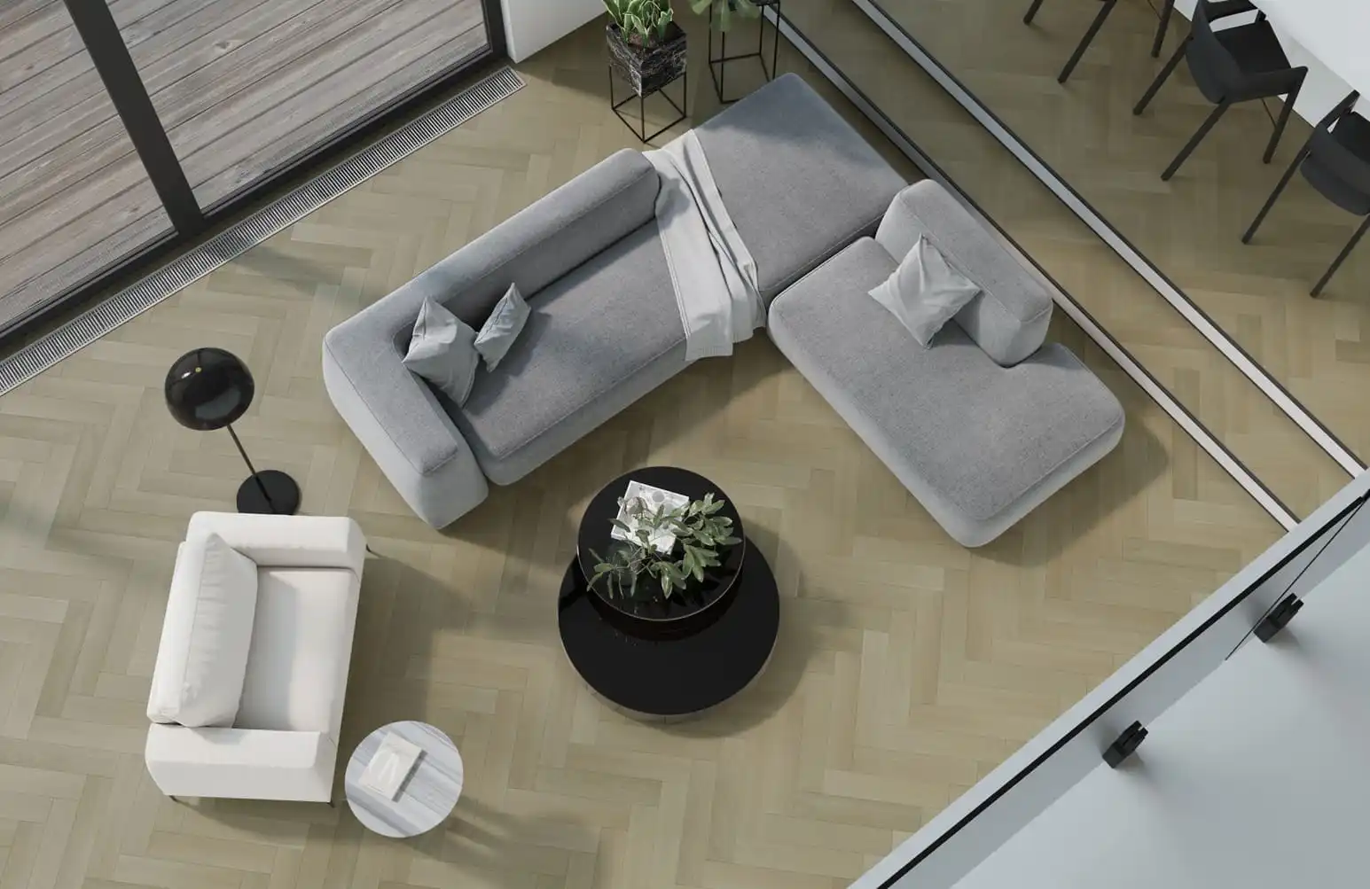 Quartz Parquet Дуб Лимба 33-405