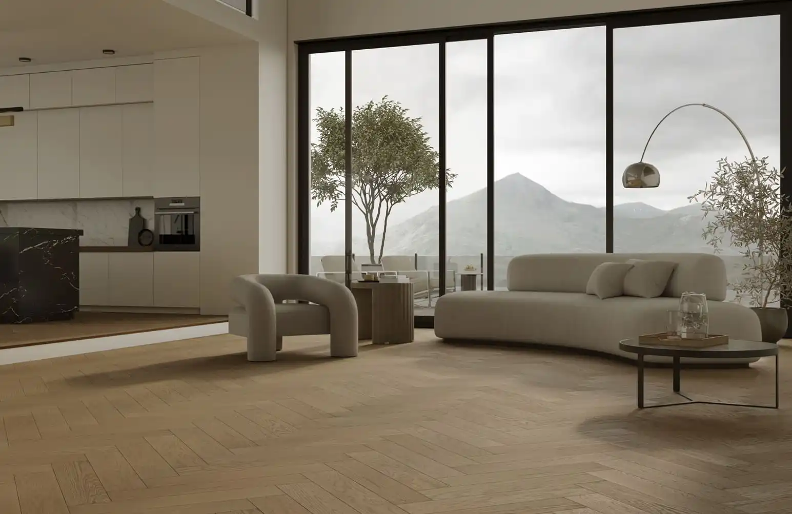 Quartz Parquet Дуб Рустикальный 33-410