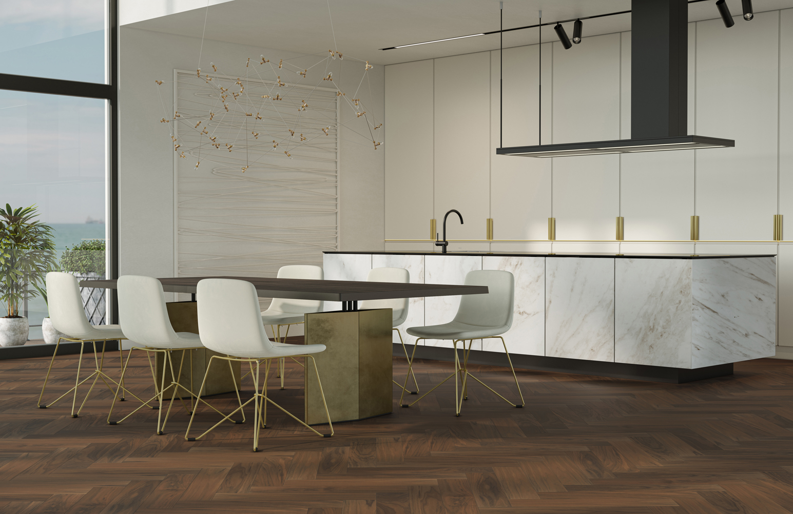 Quartz Parquet Орех Американский 33-400-29