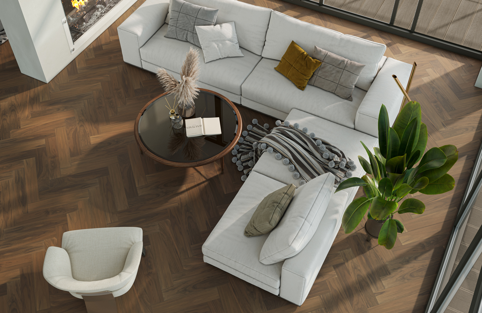 Quartz Parquet Орех Американский 33-400-29