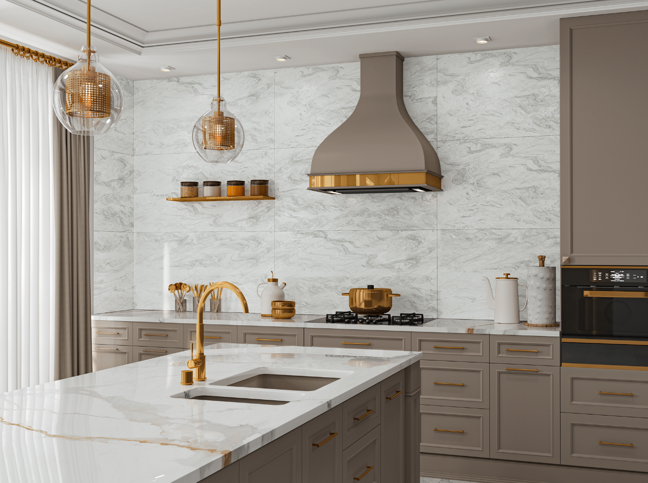 NT Ceramic Axion White Wave Carving