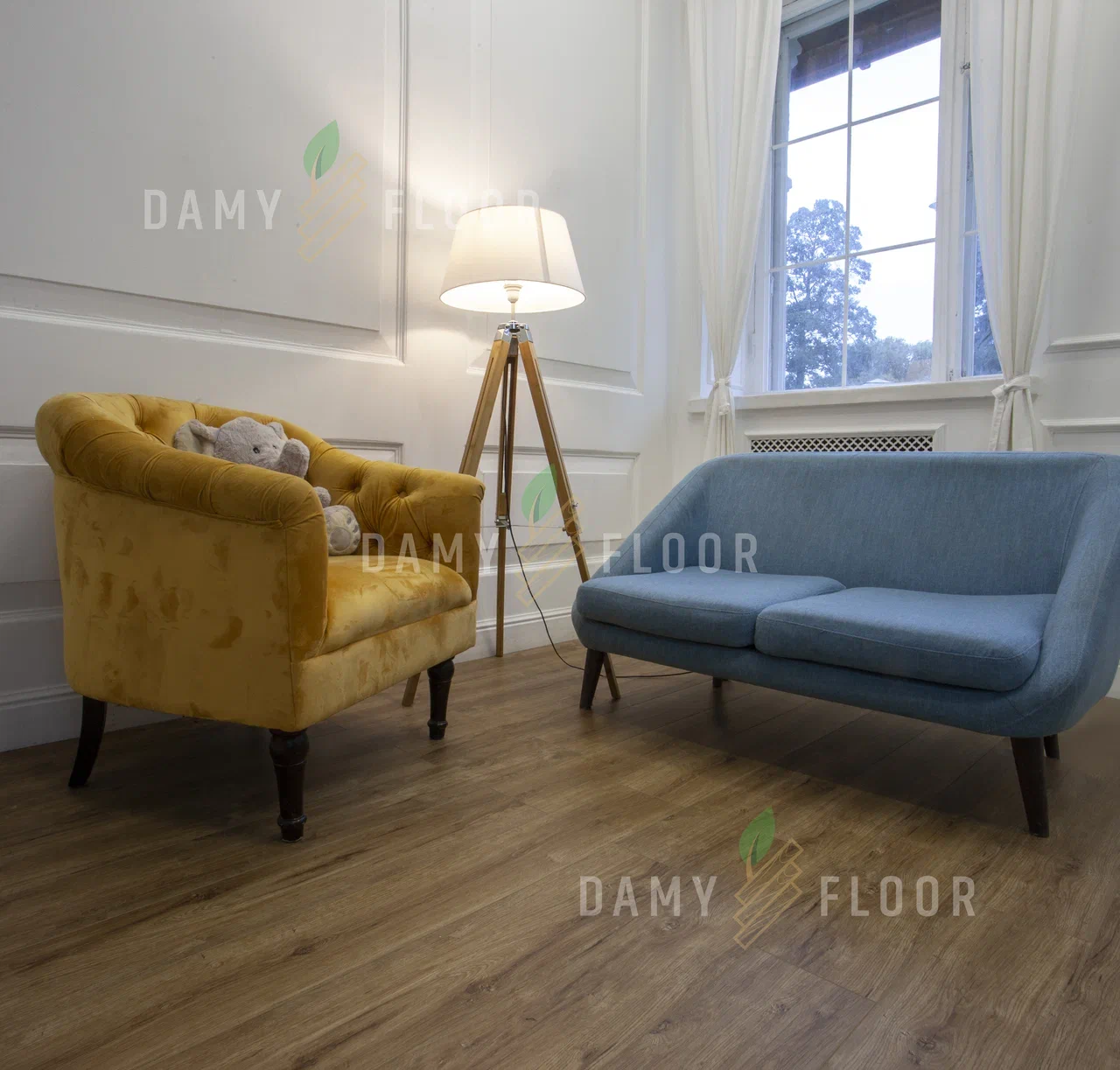 DAMY FLOOR FAMILY 248-8-LVT Дуб Имбирный