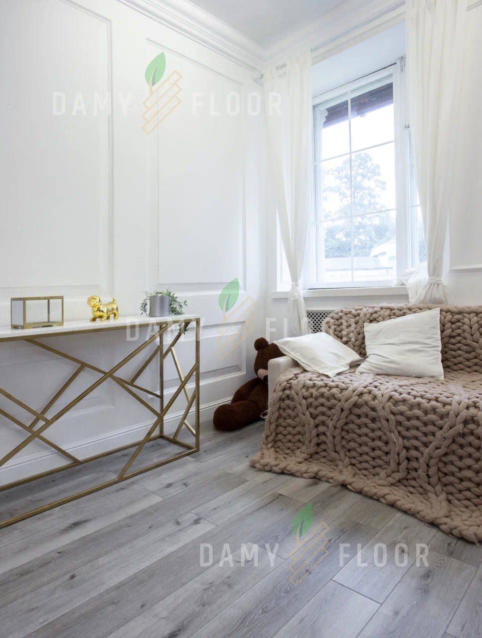 DAMY FLOOR FAMILY 7020-5D-LVT Дуб Состаренный Серый
