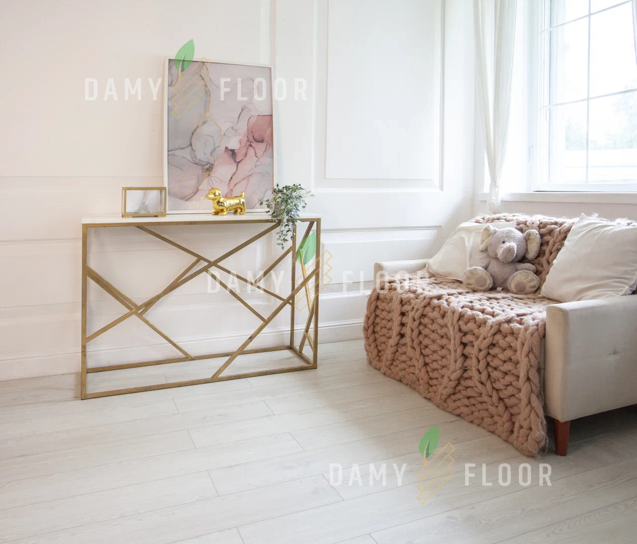 DAMY FLOOR FAMILY 285-15-LVT Дуб Светлый