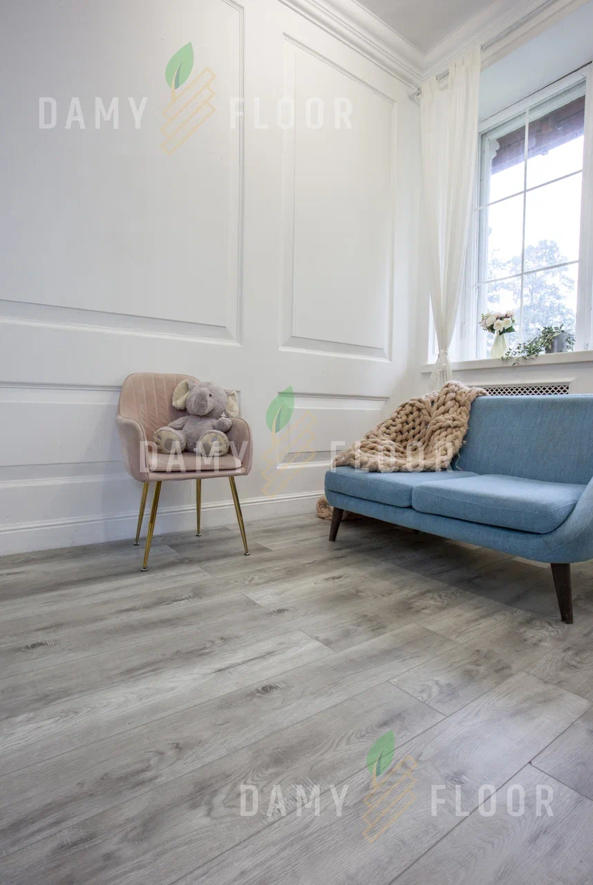 DAMY FLOOR FAMILY 369-28-LVT Дуб Рустикальный серый
