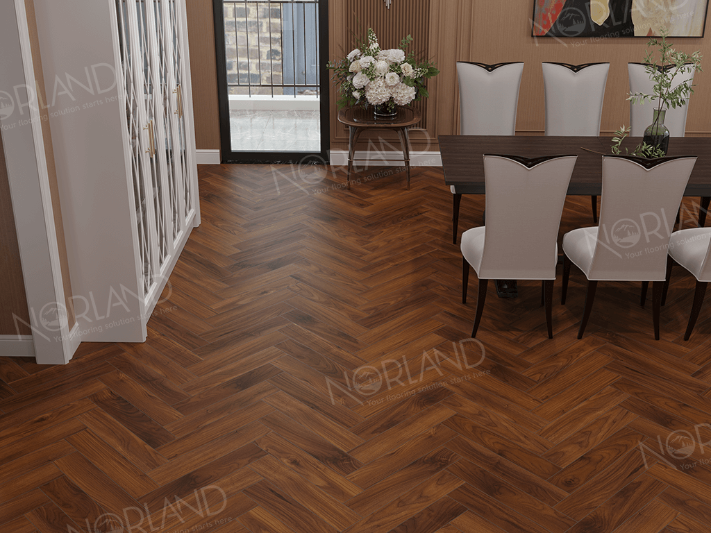 Alpine floor Herringbone Elegante LF303-19 Орех Кипр
