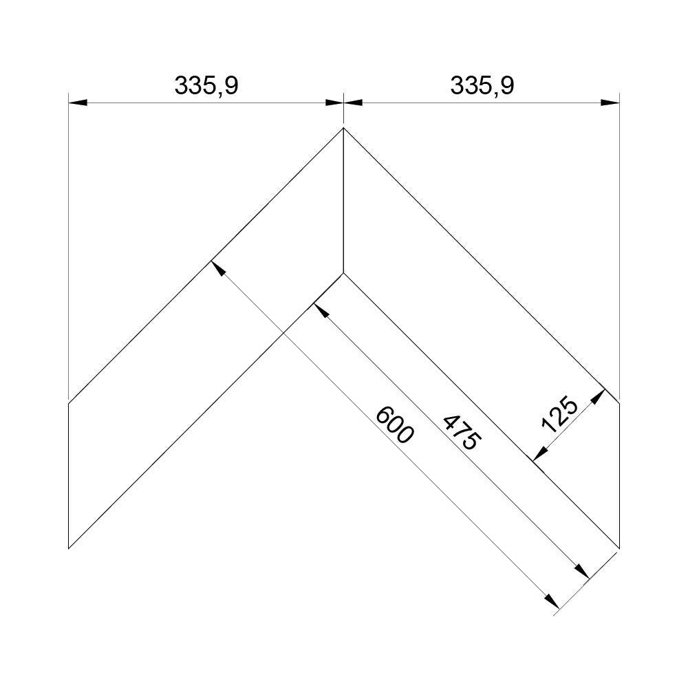 Lab Arte Дуб Рустик 1015 Chevron 125 мм