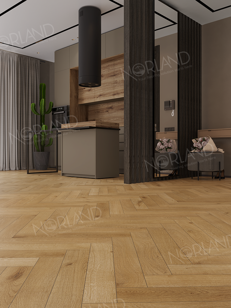 Alpine floor Herringbone Elegante LF304-09 Дуб Хайнан