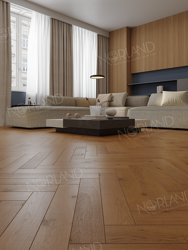 Alpine floor Herringbone Elegante LF304-13 Дуб Помона