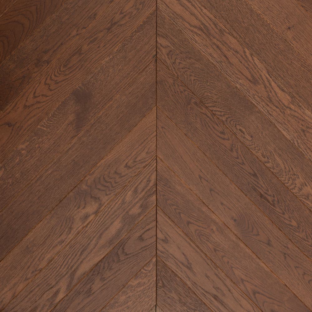 Lab Arte Chevron Дуб Селект Табак лак 600/510х90х14/3/45°