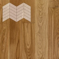 Lab Arte Chevron Дуб Натур лак 400/337х110х14/3/60°