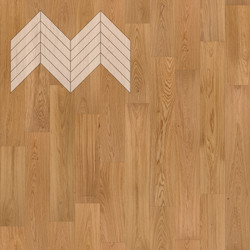 Lab Arte Chevron Дуб Рустик лак 600/510х90х14/3/45°