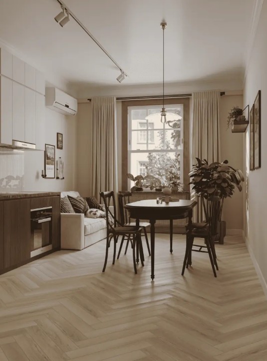 Alpine floor Herringbone Elegant 10 LF306-33 Дуб Иония