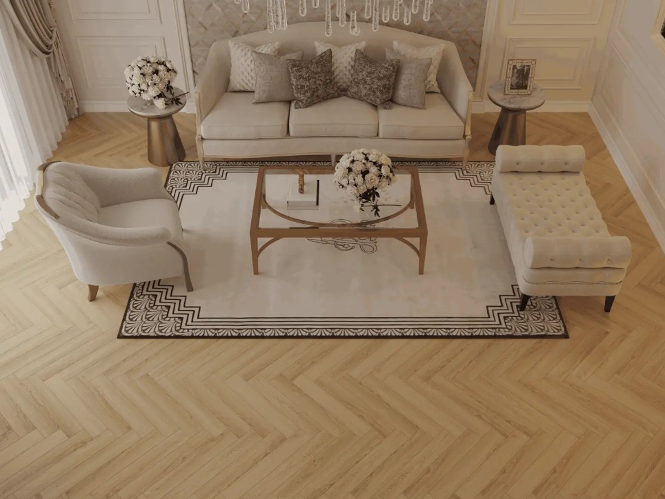Alpine floor Herringbone Elegante LF304-32 Дуб Борео