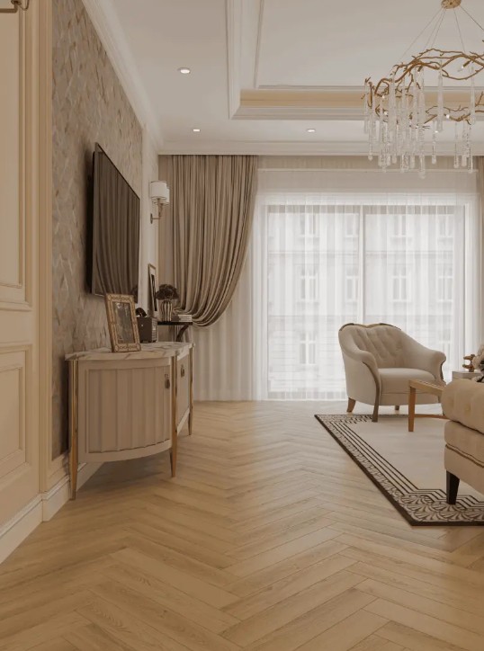 Alpine floor Herringbone Elegante LF304-32 Дуб Борео