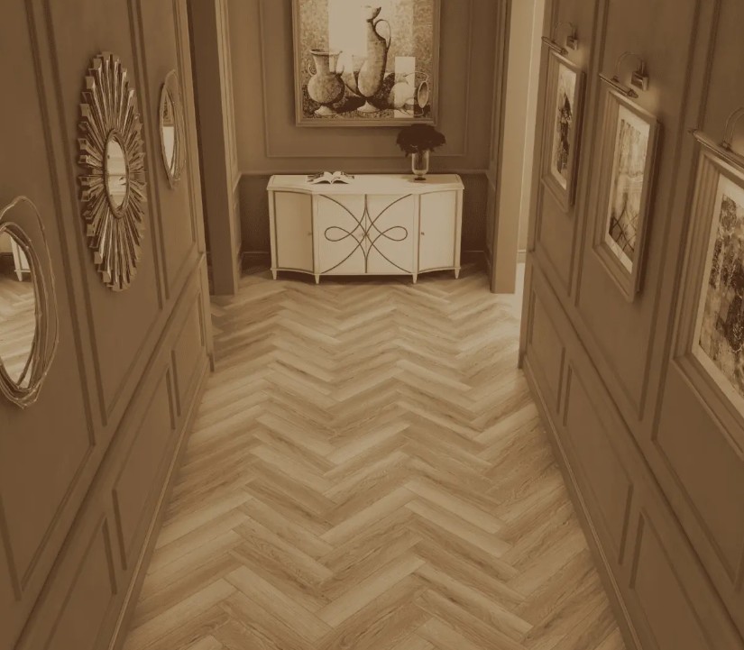 Alpine floor Herringbone Elegante LF304-38 Дуб Тинос