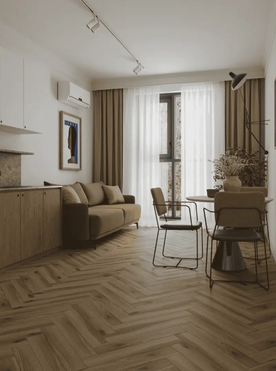 Alpine floor Herringbone Elegante LF304-40 Дуб Лира