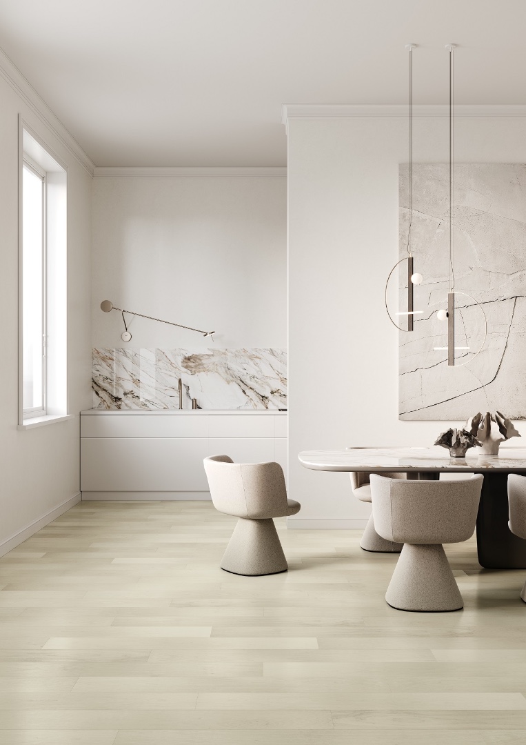 Quartz Parquet Классик Клён Американский Белый 400-56 5/0,6 мм
