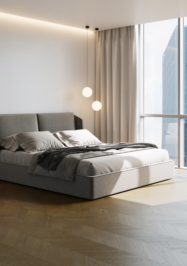 Quartz Parquet Французская ёлка 99-1258-59 Дуб Кедровый Латте