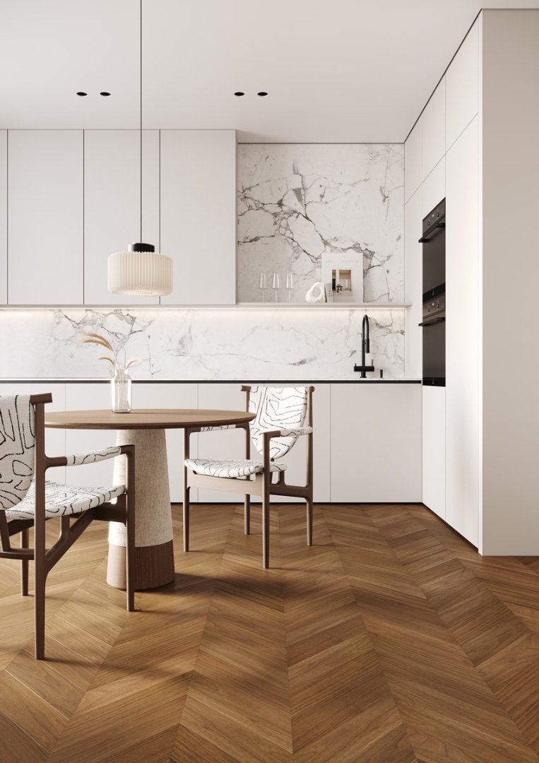 Quartz Parquet Французская ёлка 99-400-29 Орех Американский