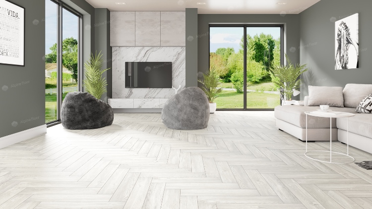 Alpine floor Дуб Арктик ЕСО 13-4 Parquet Light