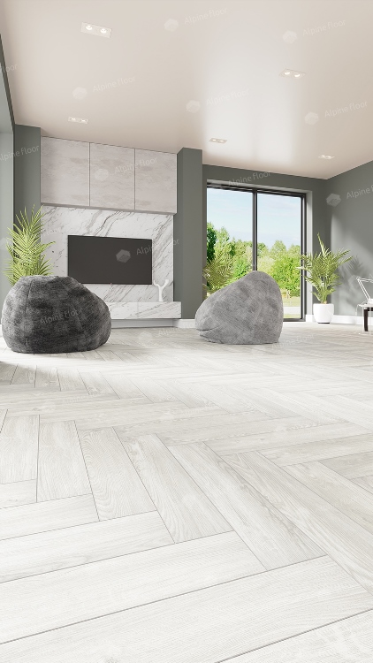 Alpine floor Дуб Арктик ЕСО 13-4 Parquet Light