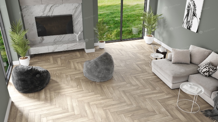 Alpine floor Дуб Натуральный Отбеленный ЕСО 13-5 Parquet Light
