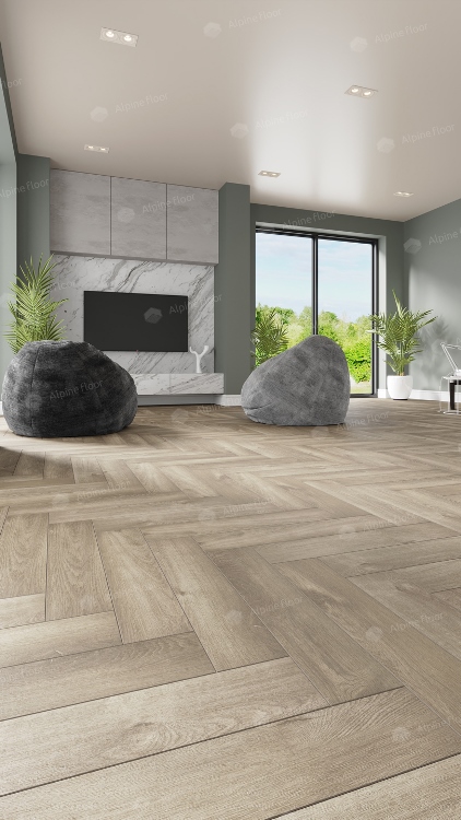 Alpine floor Дуб Натуральный Отбеленный ЕСО 13-5 Parquet Light