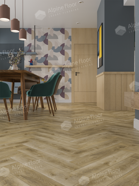 Alpine floor Дуб Кастор ЕСО 13-34 Parquet Light
