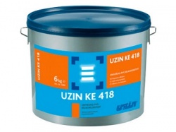 Uzin KE 418 клей для ПВХ-винила, ковролина - 6 кг